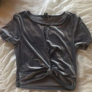 Forever 21 Tops - Velvet Crop Top Forever 21 Tops - Velvet Crop Top
